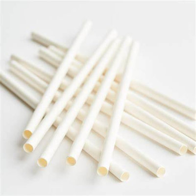 6' PAPER MILKSHAKE STRAWS